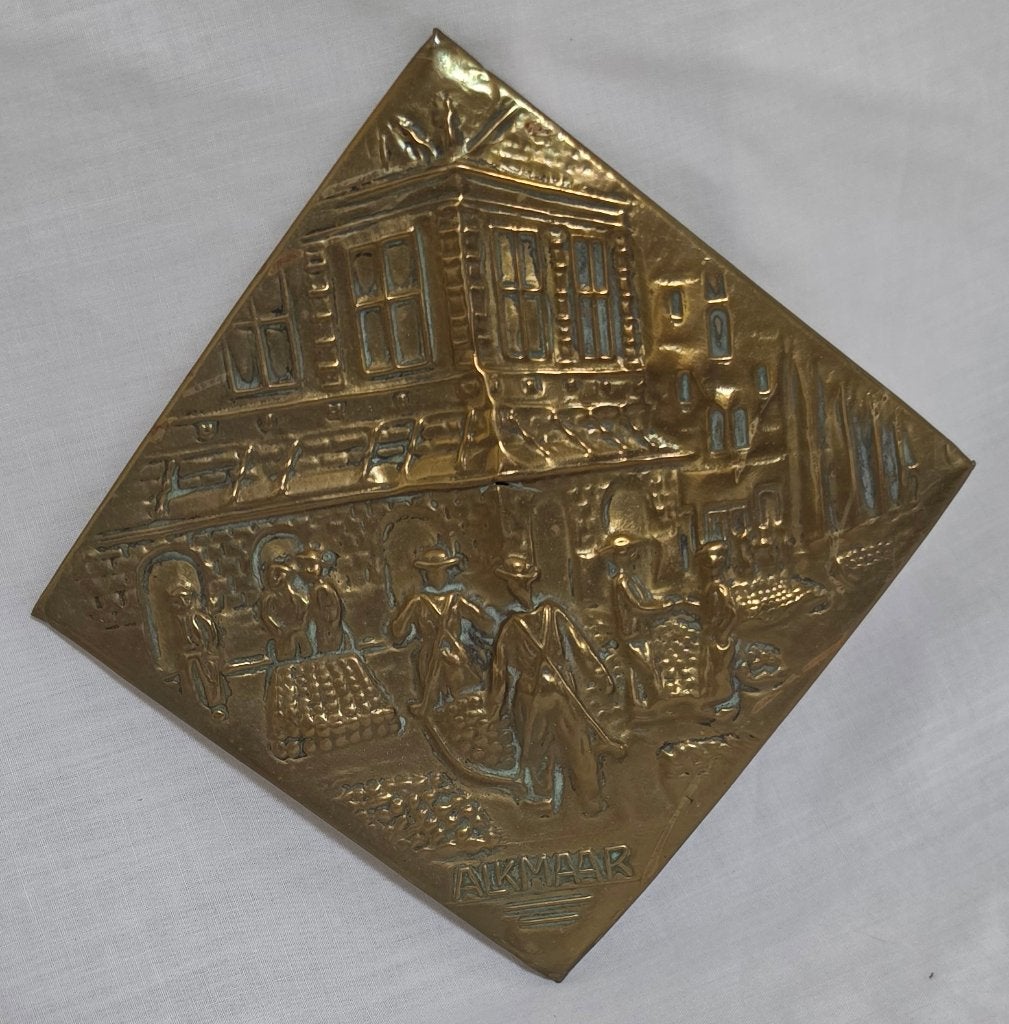 koper gravure, Antiek en Kunst, Ophalen, Dagelijks leven, 17 cm, 17 cm