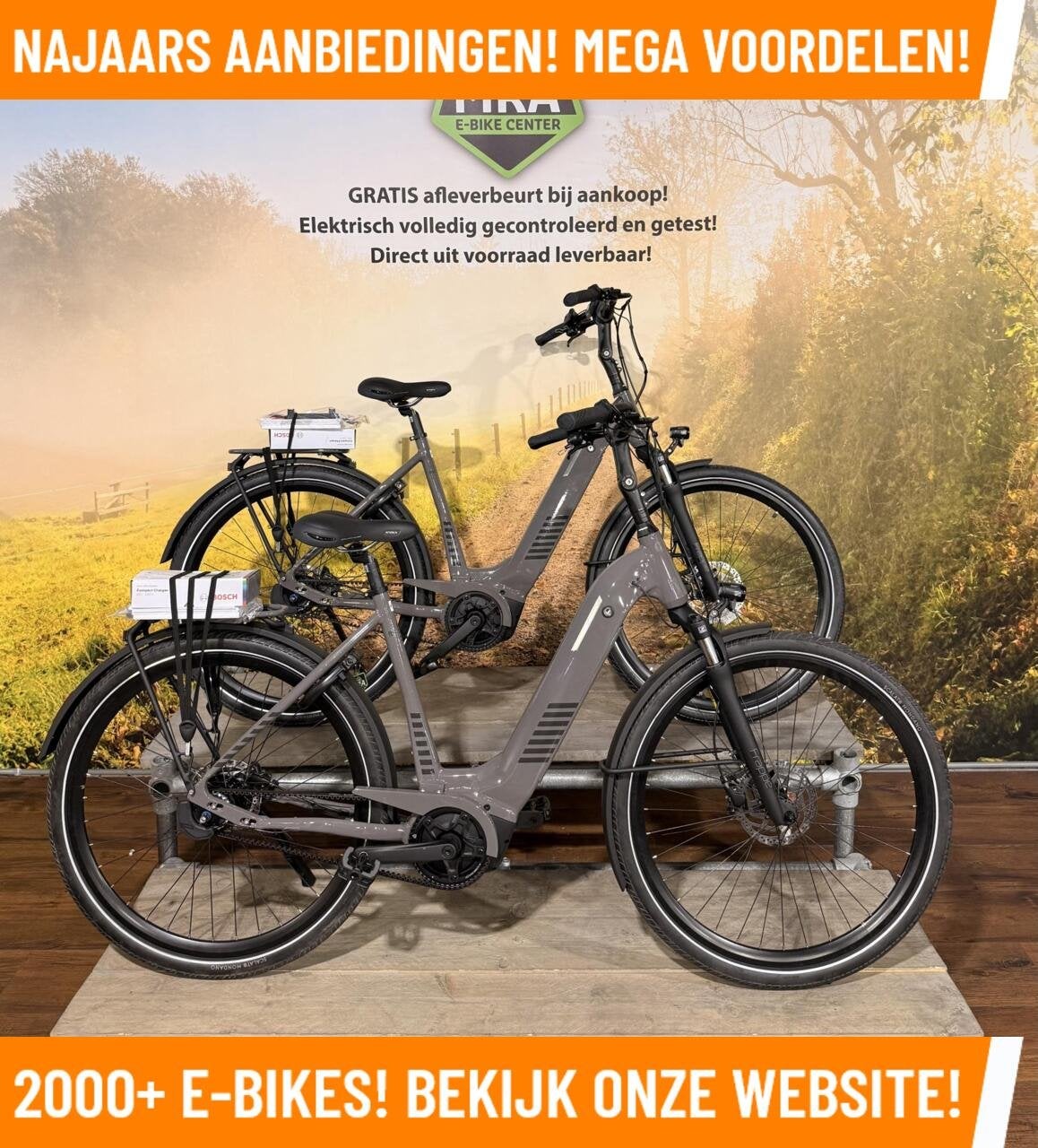 Frappe FBC 800I Elektrische fietsen met BOSCH midden motor!, 51 tot 55 cm, Nieuw, 50 km per accu of meer, Overige merken