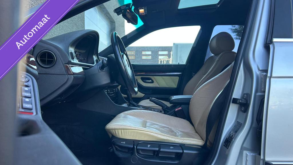 BMW 528i Touring/1e eig/193PK/Schuifdak/Trekhaak/Youngtimer, Auto's, BMW, Automaat, Achterwielaandrijving, Gebruikt, Leder