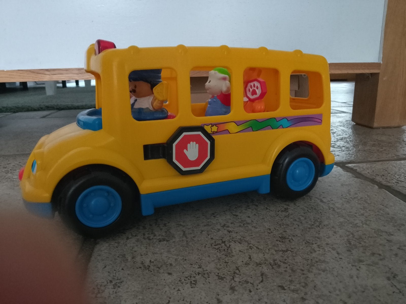 Fisher-Price Little People Schoolbus met figuren, Ophalen of Verzenden, Zo goed als nieuw