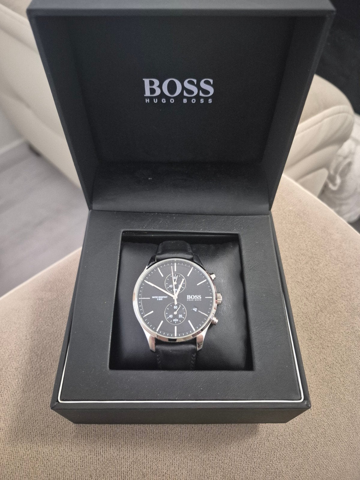 Hugo Boss Herenhorloge - Stijlvol en Tijdloos, Overige merken, Leer, Staal, Polshorloge