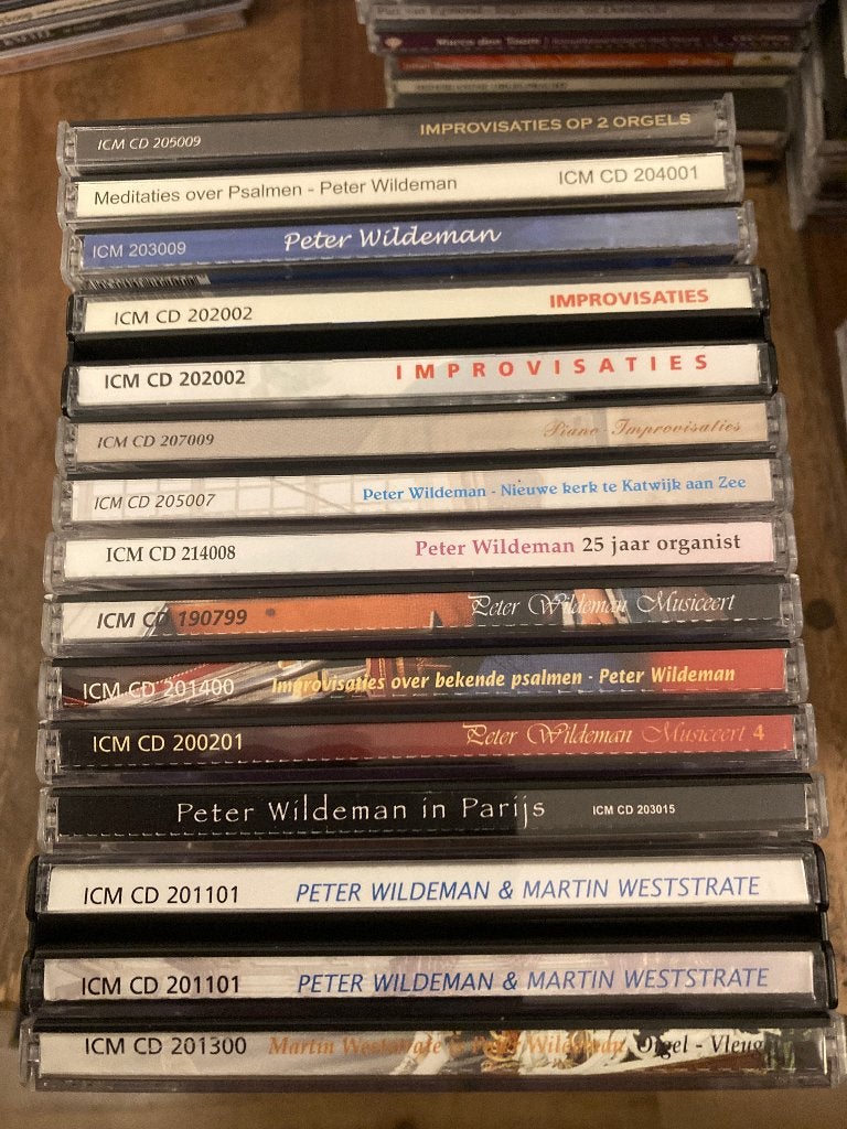 Collectie Orgel en orgel/piano muziek meer dan 300 CD's, Ophalen of Verzenden, Gebruikt, Koren of Klassiek