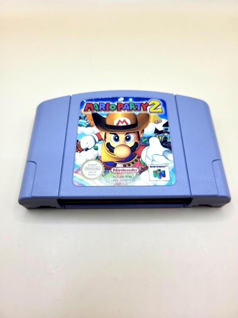 Mario Party 2 - Nintendo 64 - 64, Spelcomputers en Games, Games | Nintendo 64, Zo goed als nieuw, Simulatie, 3 spelers of meer