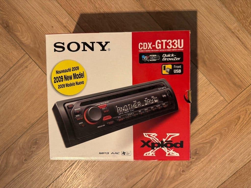 SONY Autoradio CDX-FT33U, Auto diversen, Autoradio's, Ophalen of Verzenden, Nieuw
