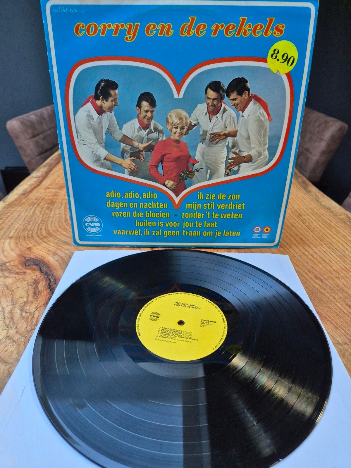 Corry en de Rekels - Adio, Adio, Adio (Vinyl LP), Ophalen of Verzenden, 1960 - 1969, Gebruikt, 12 inch