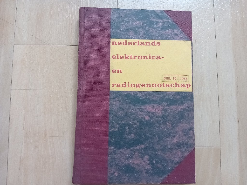 Nederlands Electronica- en Radiogenootschap, Deel 30 (1965)., Gelezen, Elektrotechniek, Nederlands Electronica- en Radiogenootschap