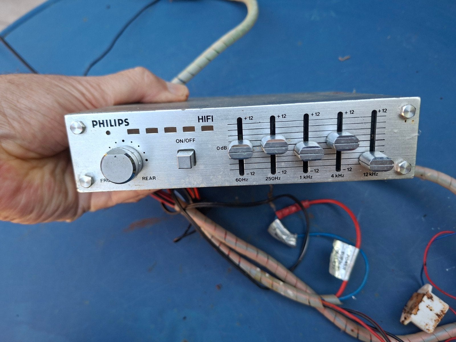 Vintage Philips stereo equalizer voor in de auto, Verzenden