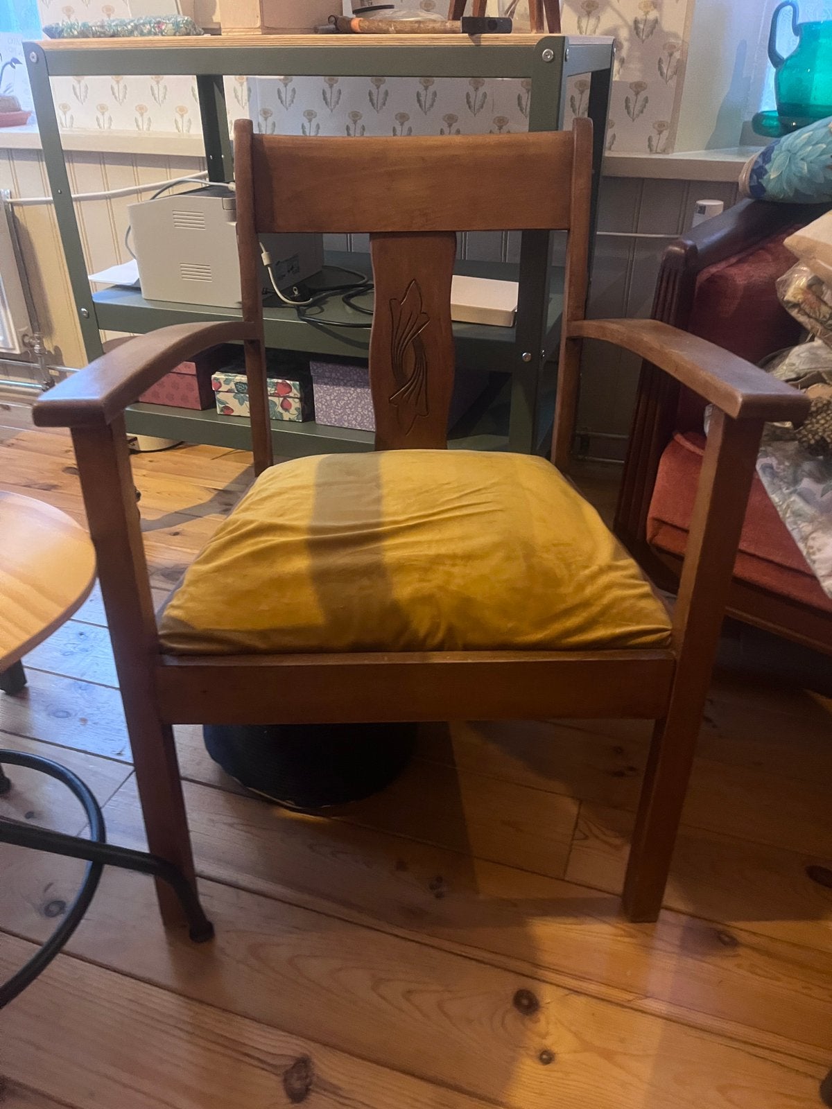 Vintage zweedse stoel, Ophalen of Verzenden