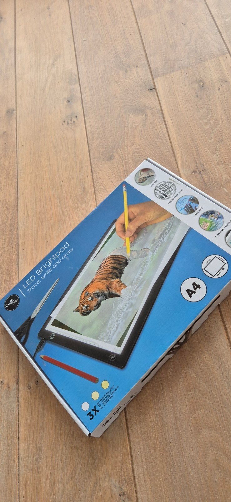 Bright & Co LED Brightpad A4 voor Diamond Painting & Tekenen, Ophalen of Verzenden, Nieuw, Overige typen