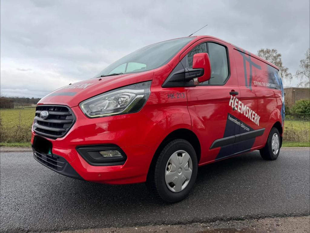 Ford Transit Custom 2.0 TDCI L1 KLIMA AHK PDC New Clutch/Dis, Auto's, Bestelauto's, 107 pk, Ford, Te koop, Rood