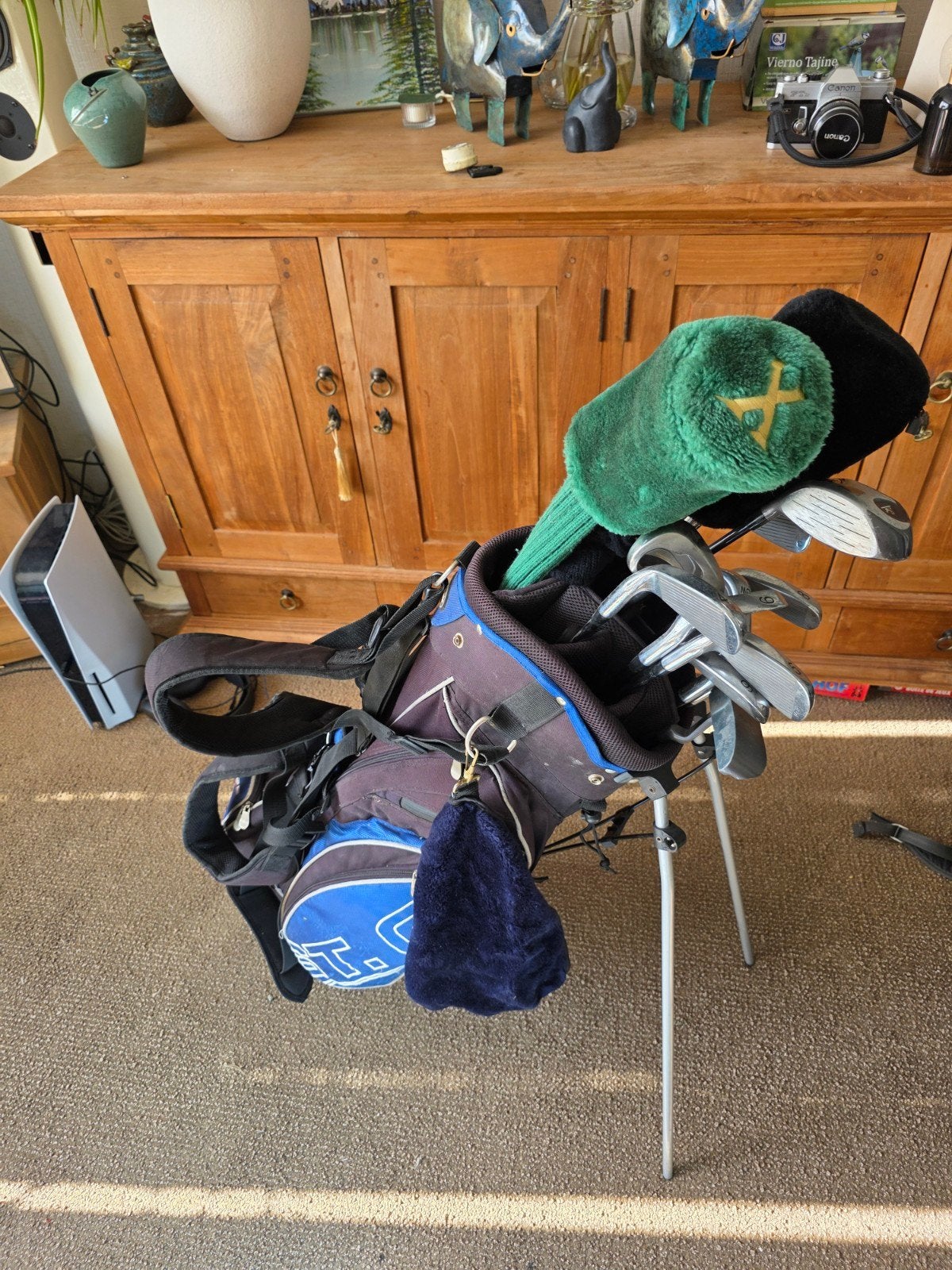 Complete golfset met tas, clubs, ballen en tees