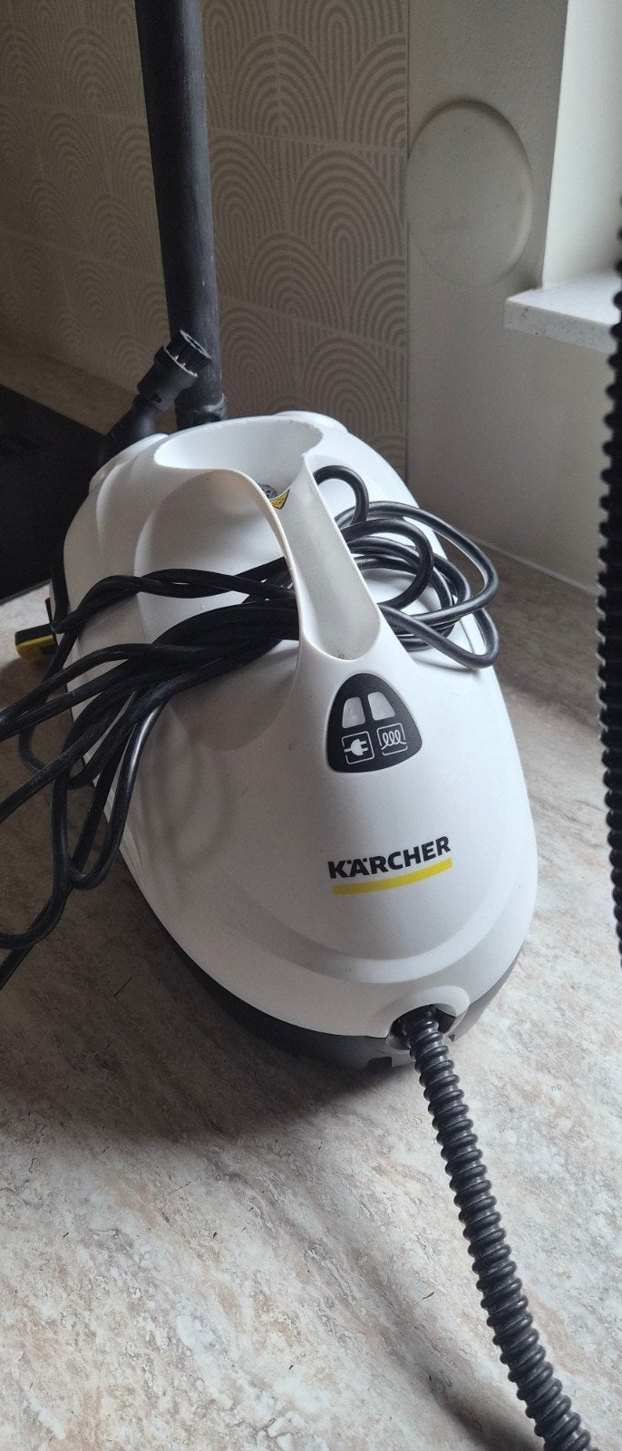 Kärcher stoomreiniger - dop zit vast (voor handige Harry), Ophalen of Verzenden, Gebruikt