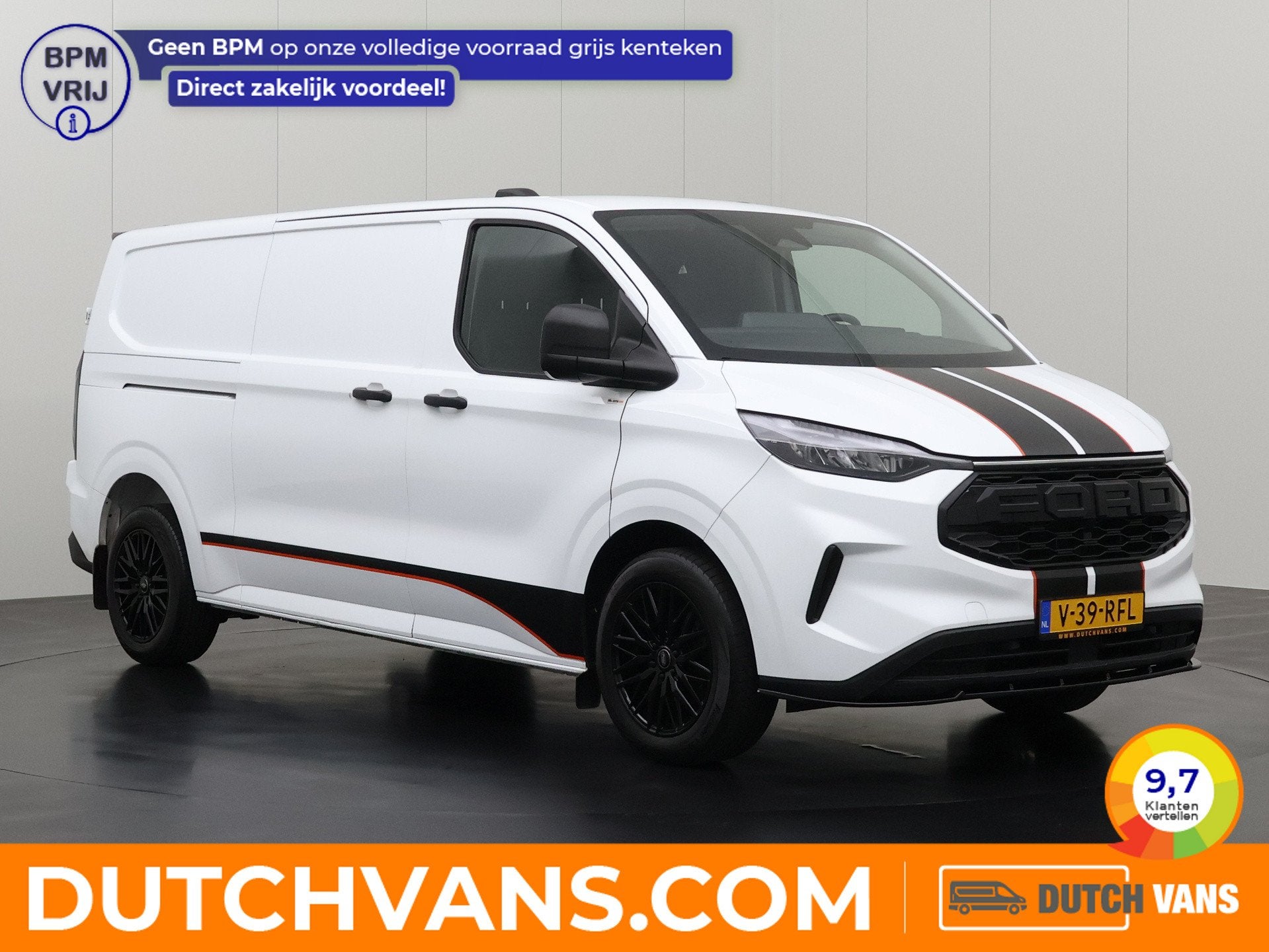 Ford Transit Custom 2.0TDCI Lang Raptor Sport | Digtal Cockp, Voorwielaandrijving, 1849 kg, 136 pk, Gebruikt