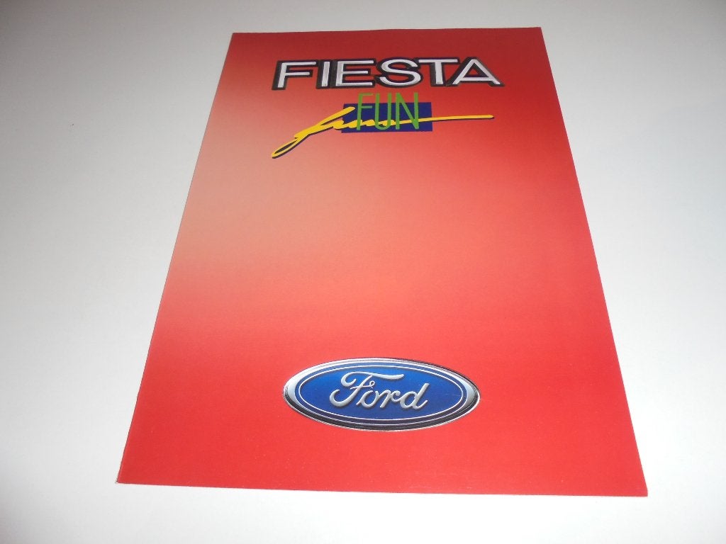 brochure Ford Fiesta Fun, Ophalen of Verzenden, Nieuw, Ford