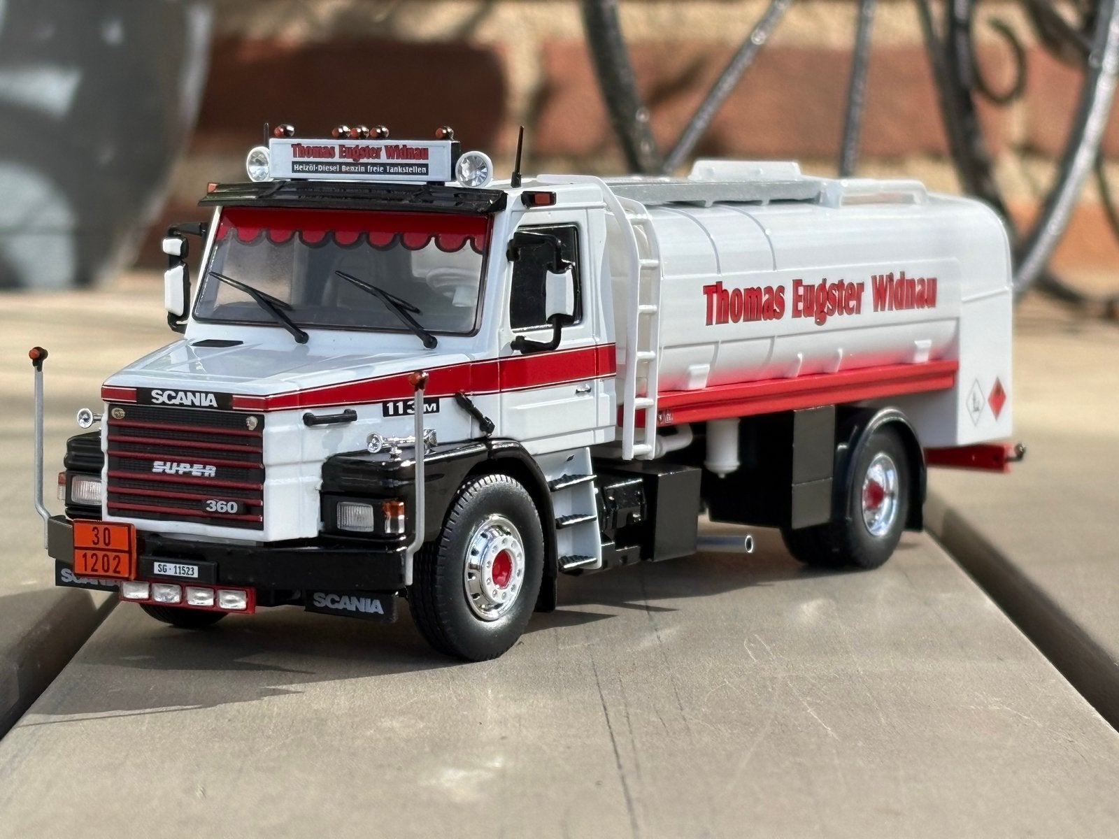Scania 113M Super 360 Tankwagen Tekno Thomas Eugster Widnau, Ophalen of Verzenden, Nieuw, Bus of Vrachtwagen, Tekno