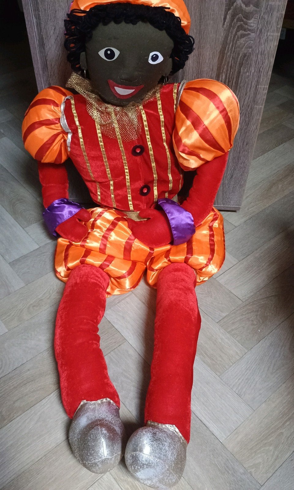 Sinterklaas Vintage etalage pop Piet, Diversen, Verzenden, Gebruikt