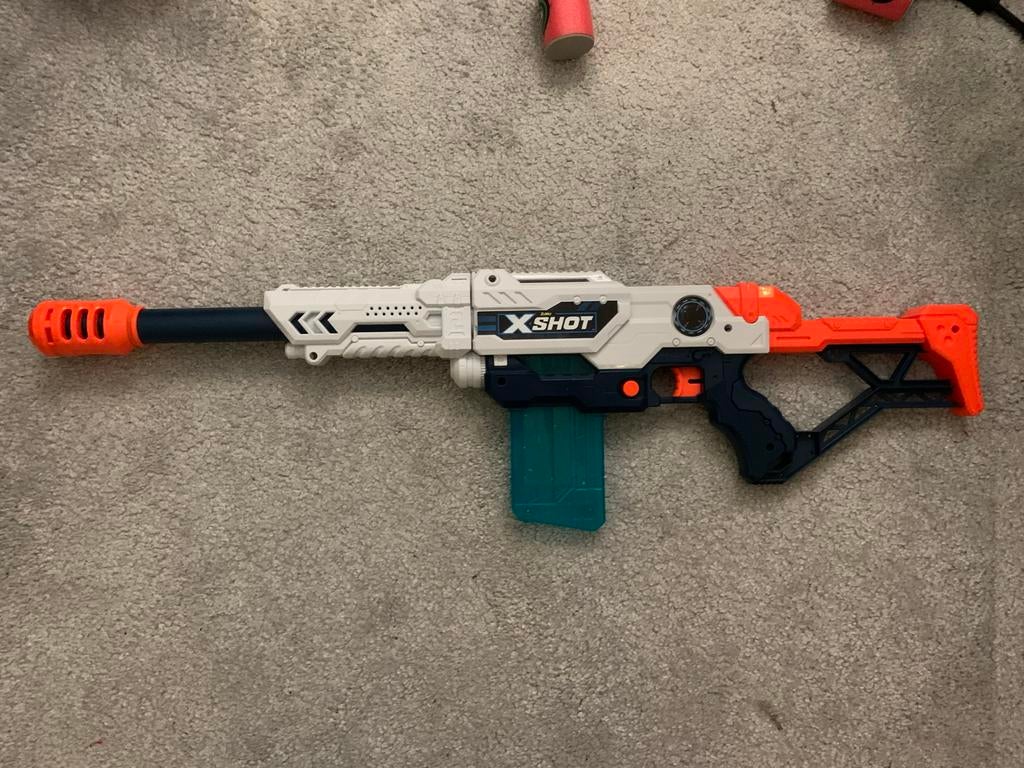X-Shot Blaster Speelgoedgeweer met Magazijn, Ophalen of Verzenden, Zo goed als nieuw
