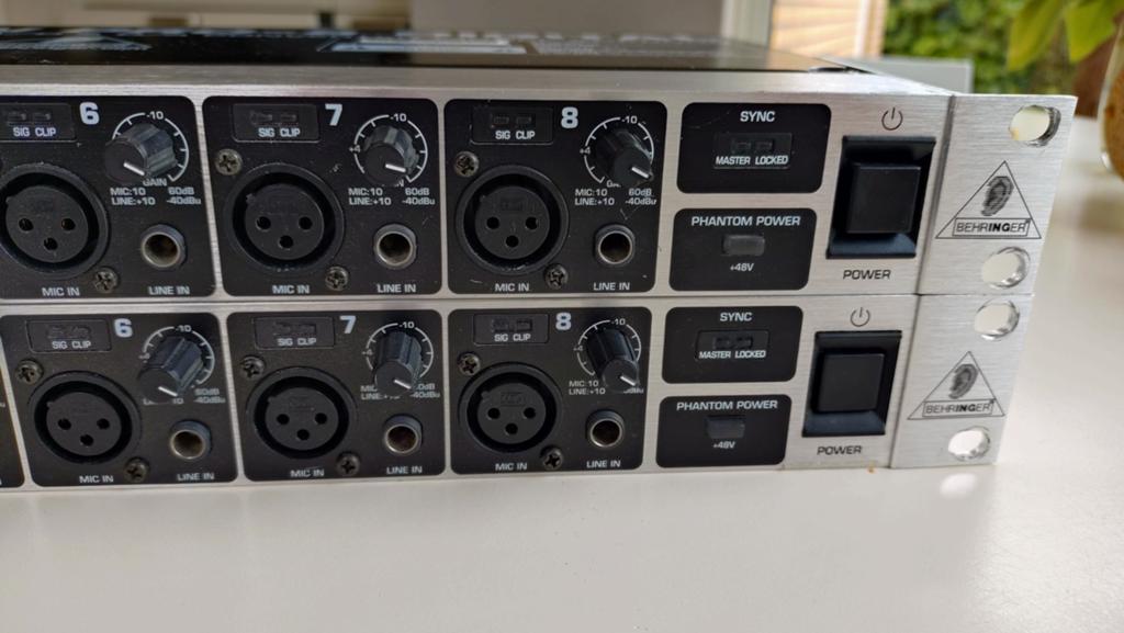 [2x] Behringer ADA8000 Ultragain pro, Ophalen of Verzenden, Gebruikt, Audio