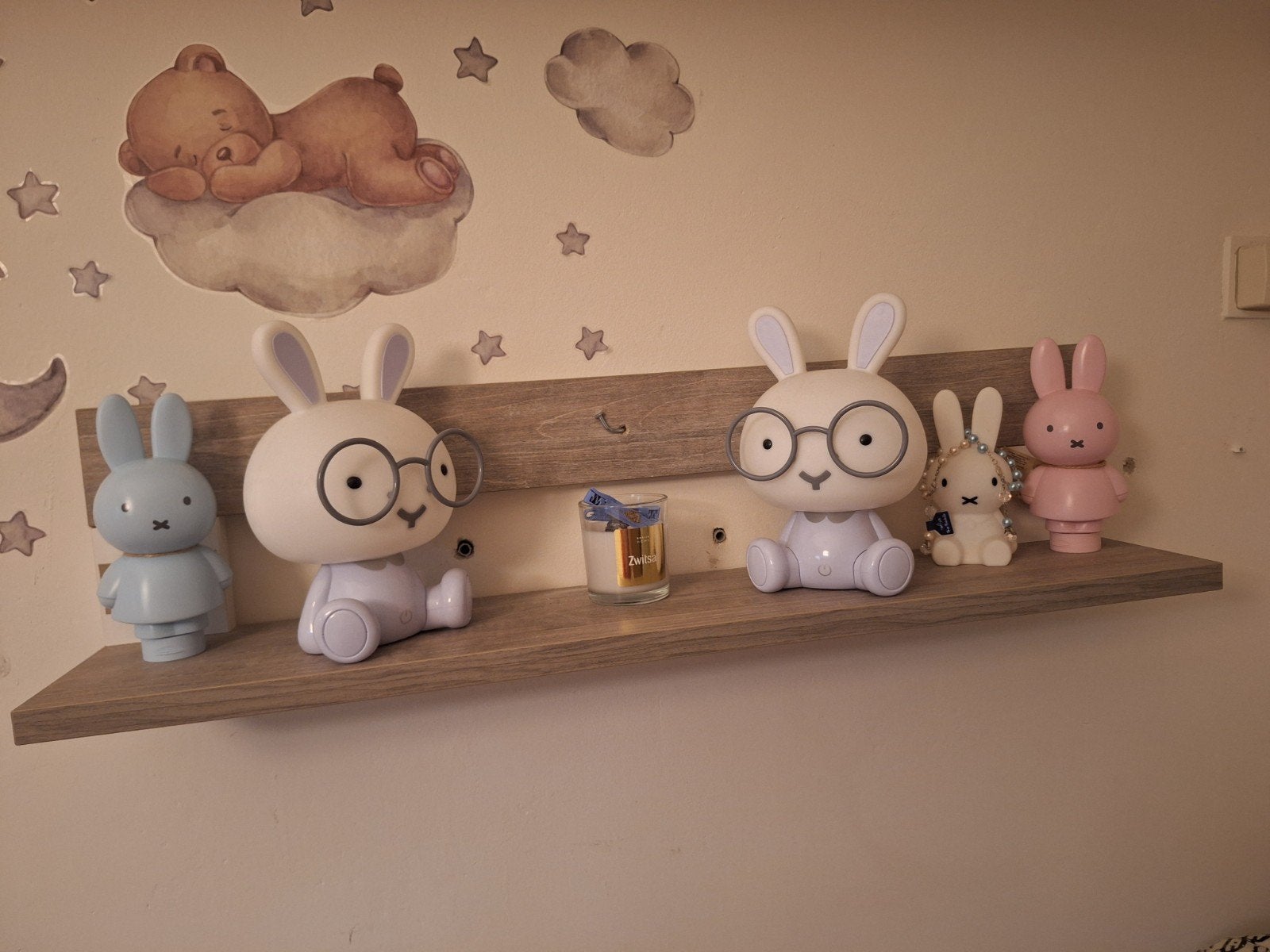 Stoere babykamer set: Ledikant, kledingkast en plankje, Ophalen, Gebruikt, Jongetje of Meisje
