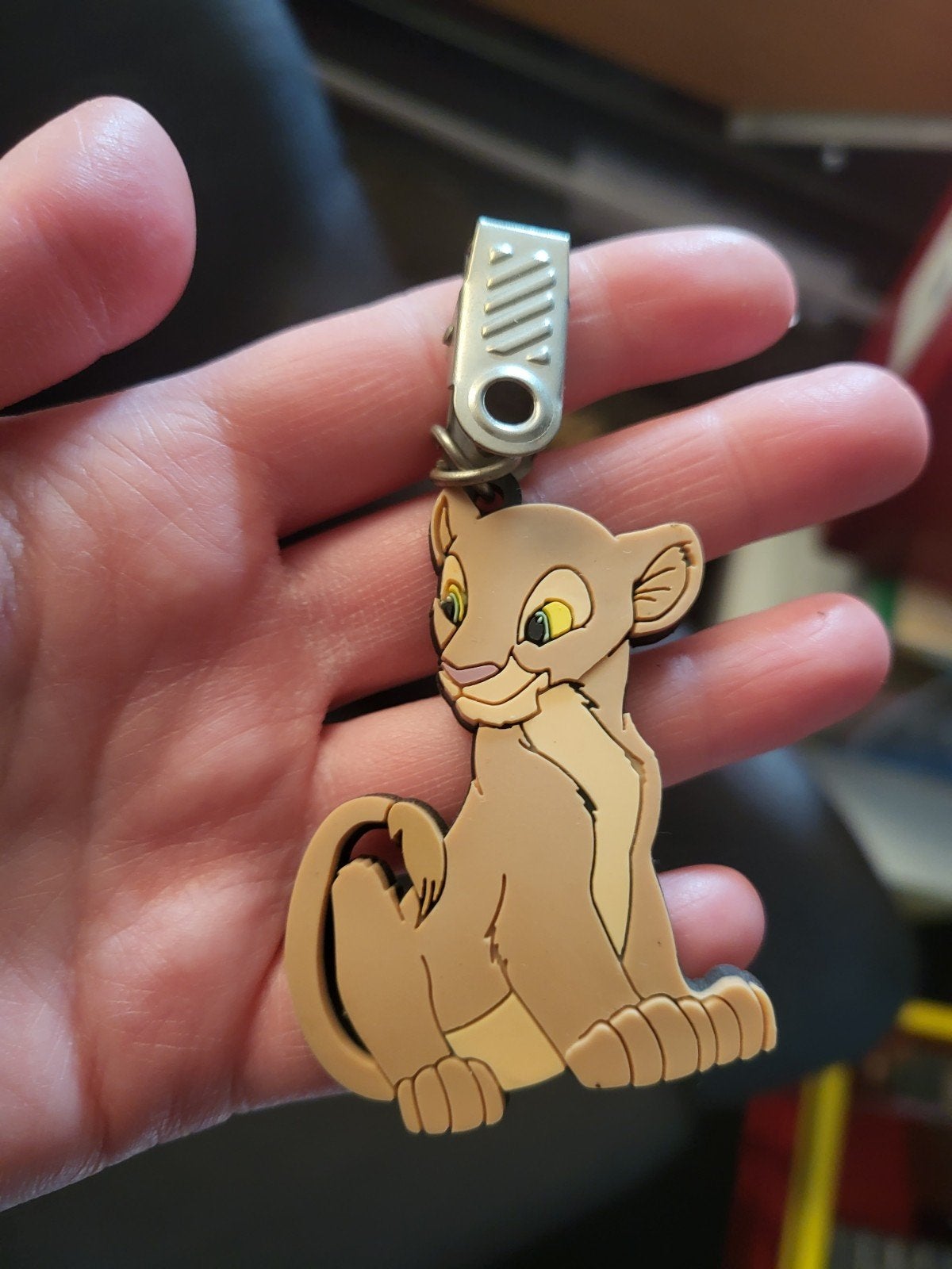 Disney lion king nala applause clip, Verzamelen, Ophalen of Verzenden, Leeuwenkoning of Jungle Boek, Zo goed als nieuw, Beeldje of Figuurtje