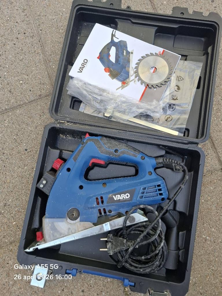 Varo mini cirkelzaag, Ophalen, Gebruikt, Cirkelzaag, 30 tot 70 mm