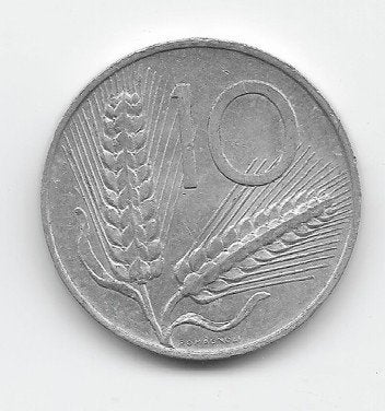 Italië 10 lire 1951 KM# 93, Verzenden, Italië, Losse munt