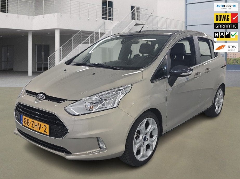 Ford B-Max 1.6 TI-VCT Titanium 1e Eig. 29.700 km +NAP NL-aut, Auto's, Ford, Bedrijf, Te koop, B-Max, ABS, Airbags, Airconditioning