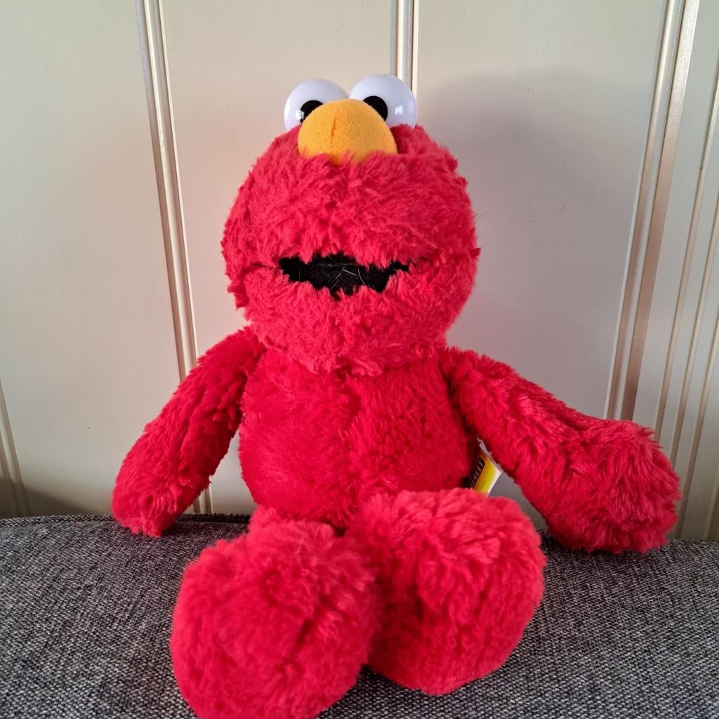 Elmo knuffel 25cm, Ophalen of Verzenden