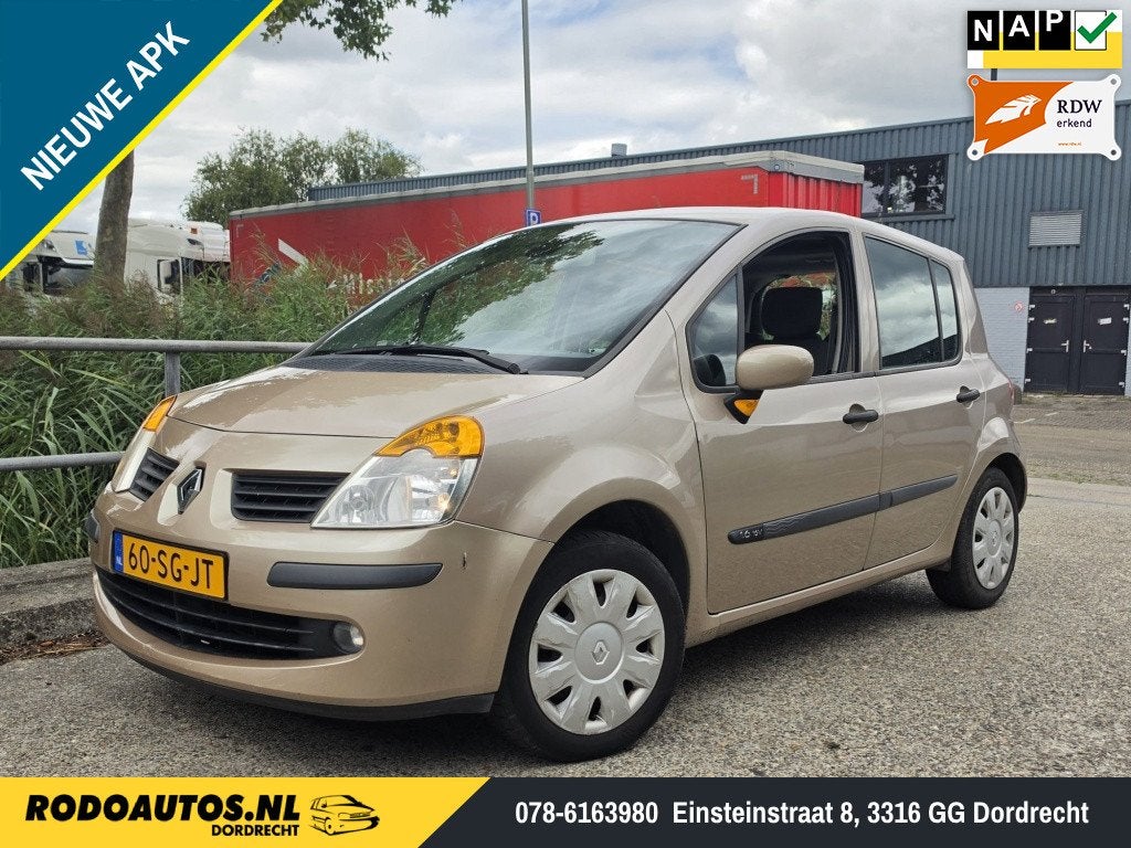Renault Modus 1.6-16V Privilège Airco/Schuifdak ✅, Auto's, 4 cilinders, Origineel Nederlands, Bedrijf, 550 kg