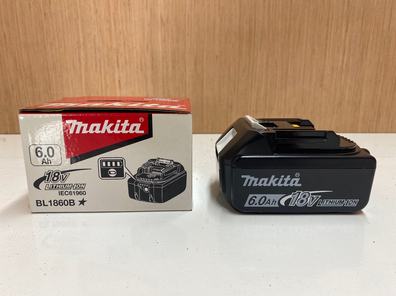Makita 18V 6.0Ah Li-ion Accu BL1860B / Nieuw, Ophalen of Verzenden, Nieuw