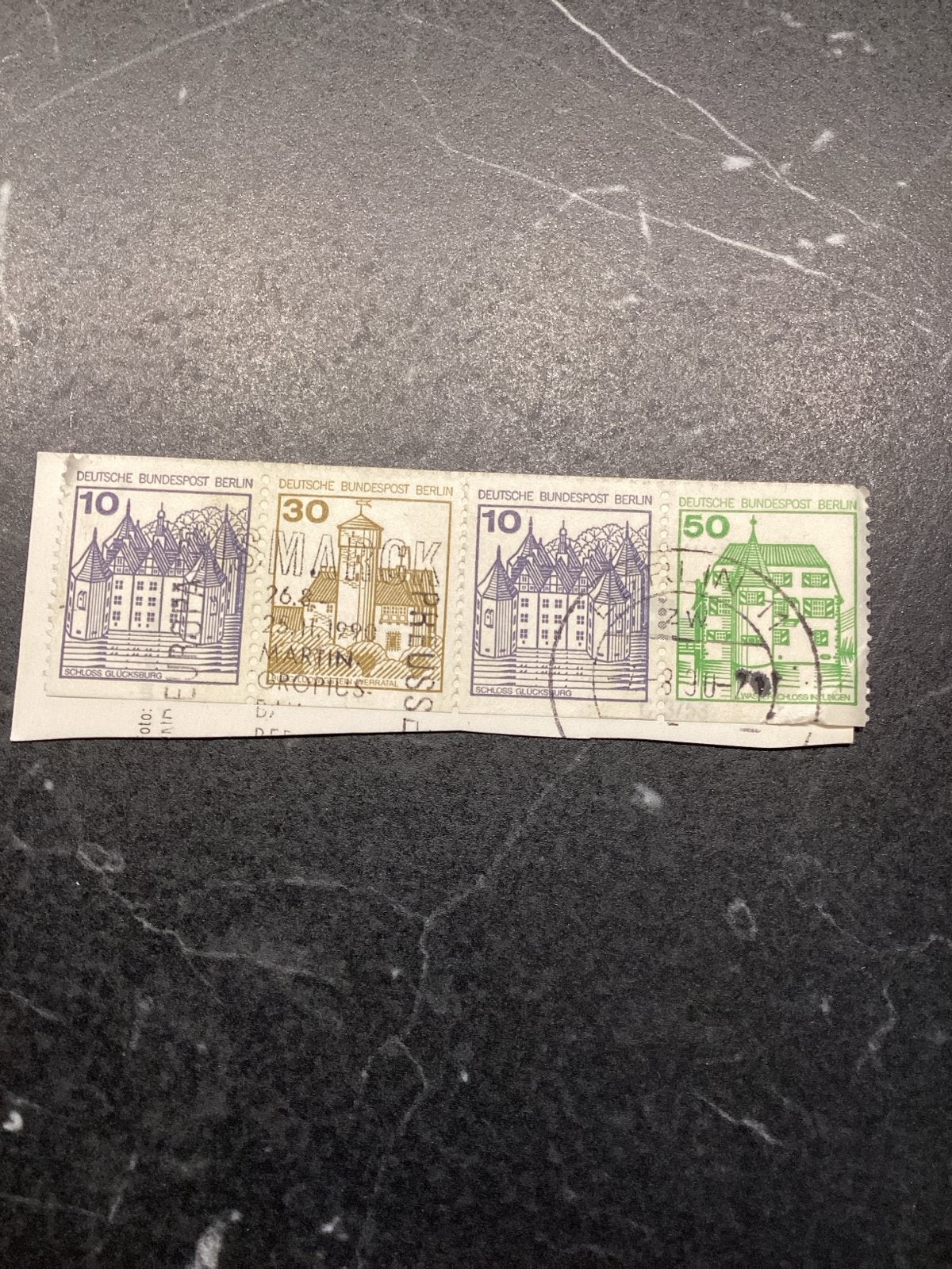 Duitse postzegels Deutsche Bundespost Berlin, gestempeld, Ophalen of Verzenden, BRD, Gestempeld