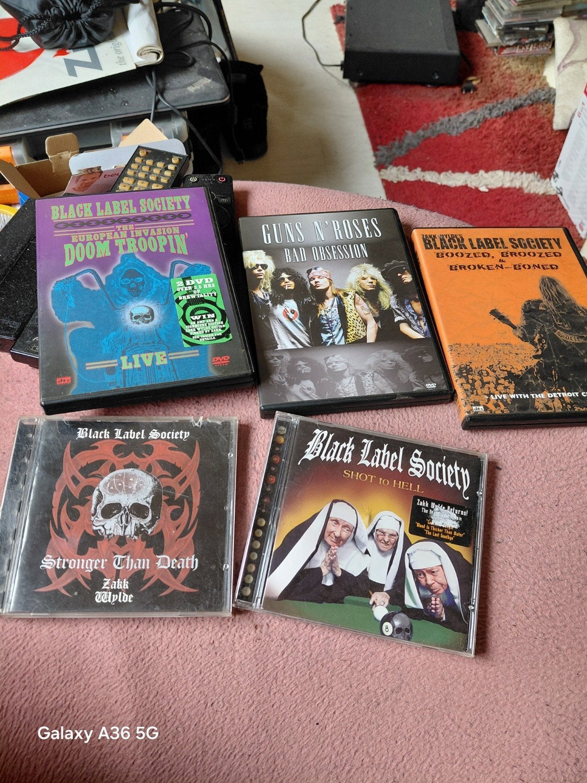 Black label society cd's en dvd's en 1 guns n' roses dvd  te, Ophalen of Verzenden, Zo goed als nieuw