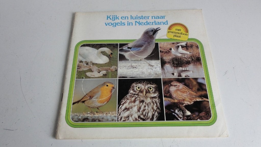 Kijk en luister naar vogels in Nederland met grammofoonplaat, Ophalen of Verzenden
