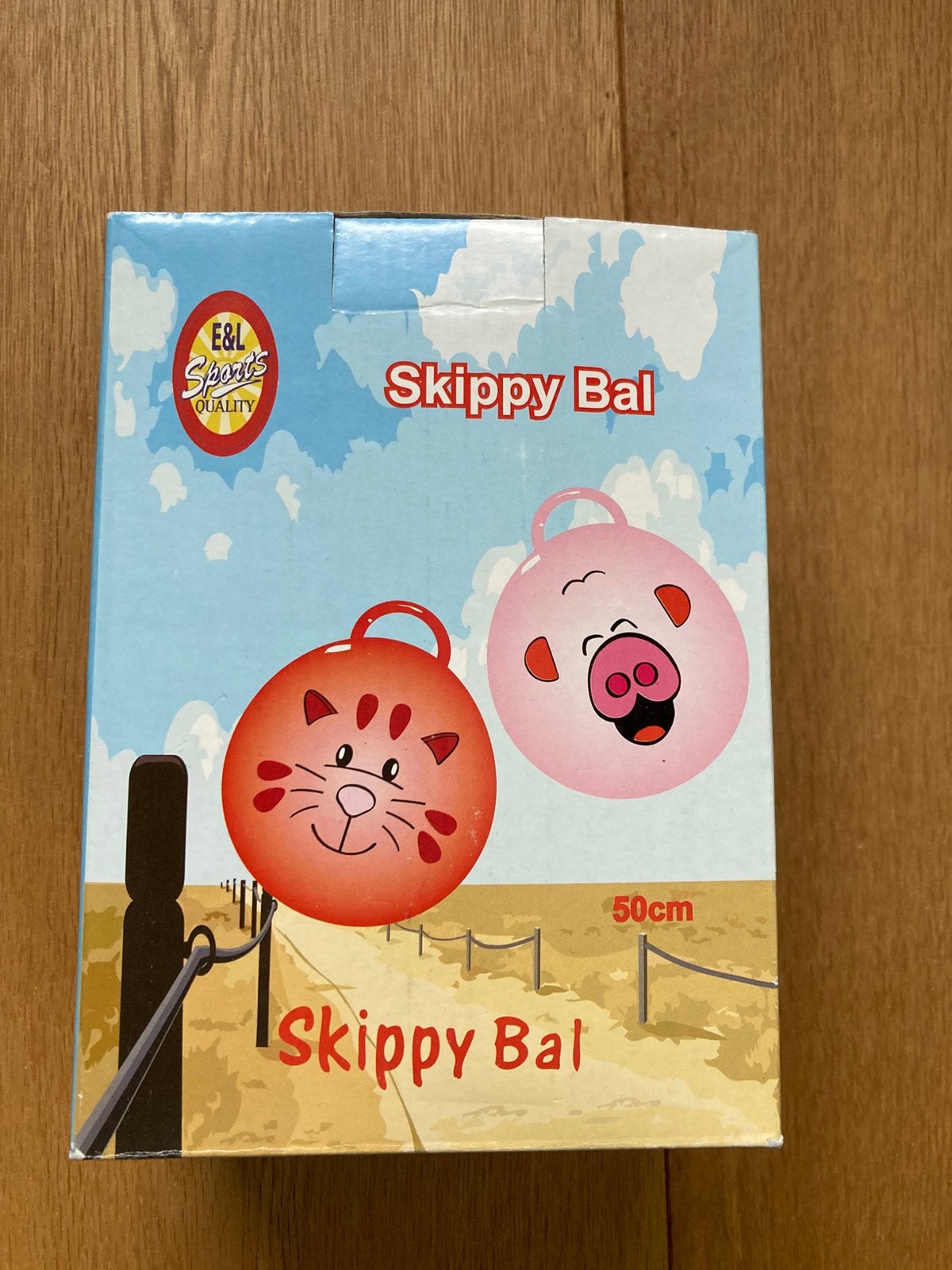 Skippybal varken - 50cm - NIEUW, Ophalen of Verzenden, Nieuw