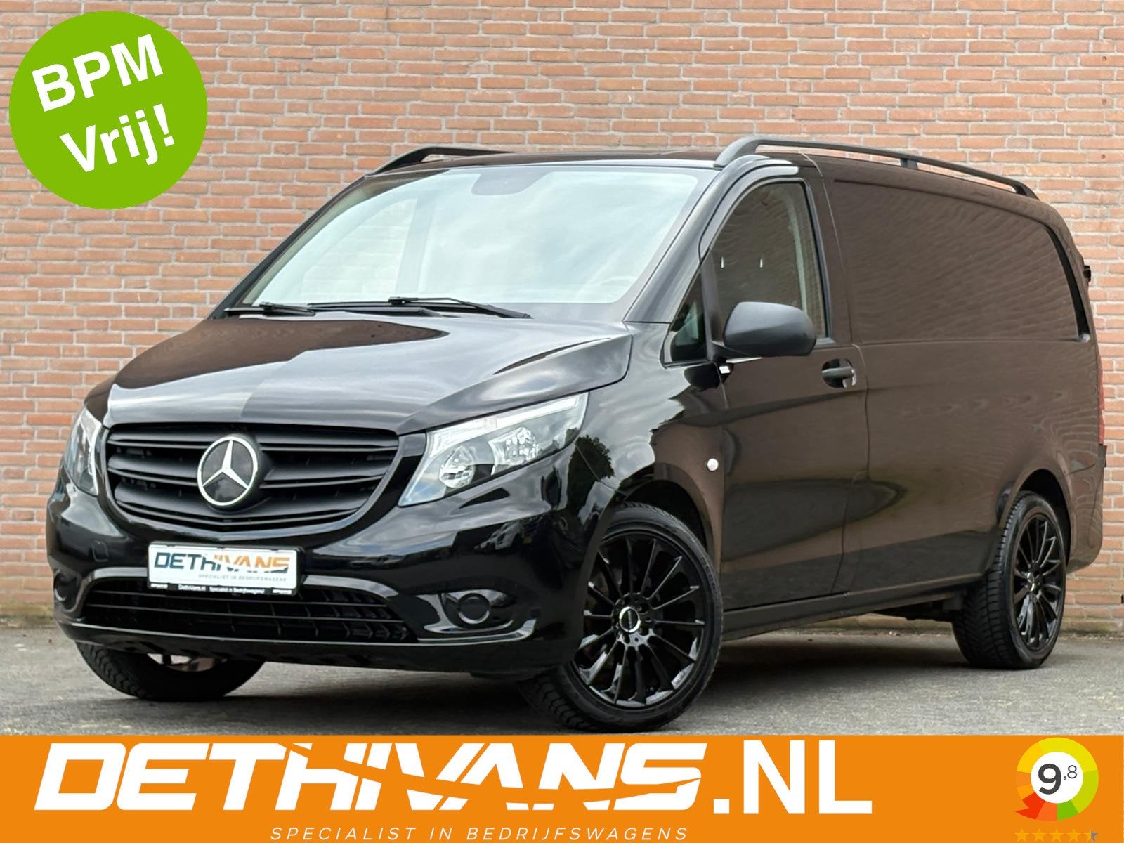 Mercedes-Benz Vito 114CDI 136PK Lang / 9G-Tronic / Distronic, Automaat, Gebruikt, 4 cilinders, Met garantie (alle)