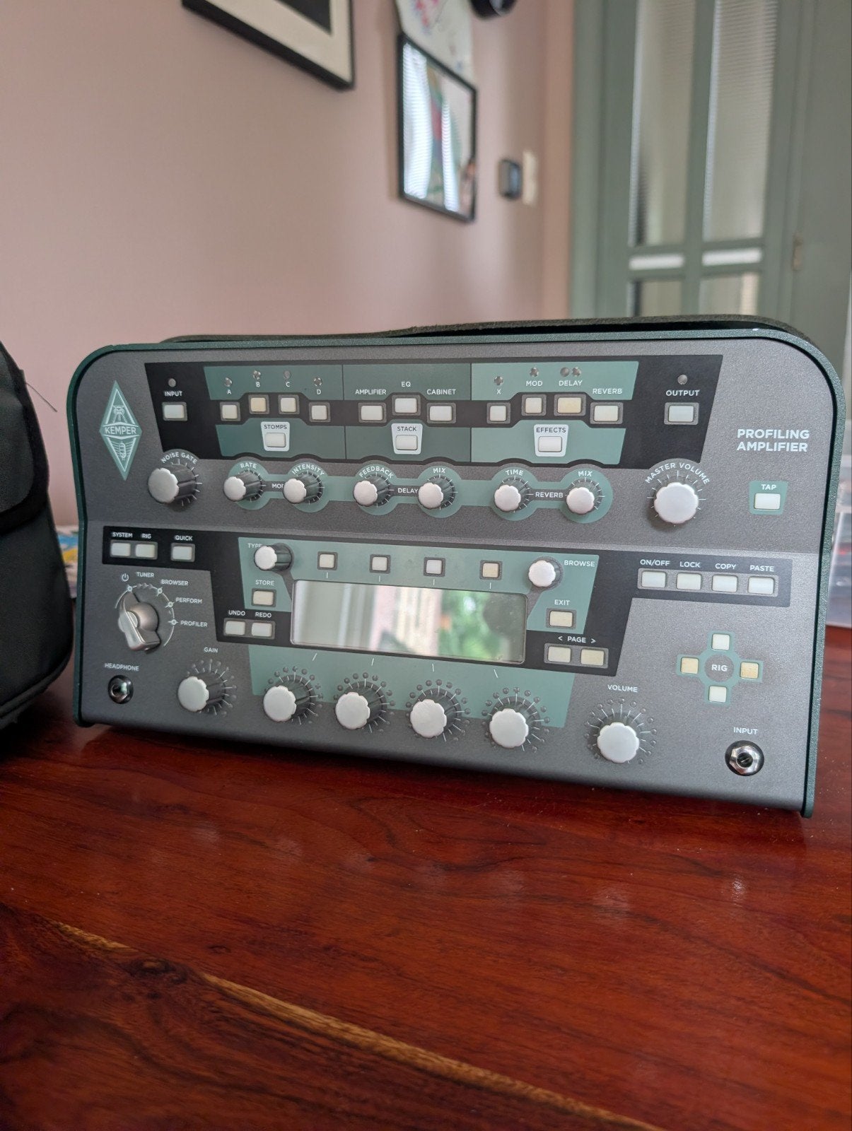 Kemper Profiling Amplifier met tas, Ophalen of Verzenden, Gebruikt, Gitaar, Minder dan 50 watt