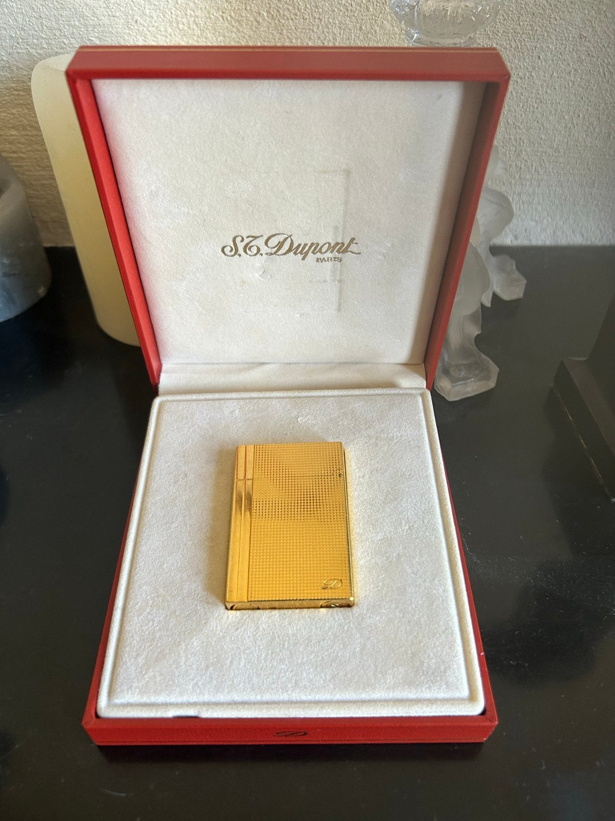 S.T. Dupont Gatsby Aansteker 1993 met Certificaat en Doos, Verzamelen, Ophalen of Verzenden, Gebruikt, Aansteker