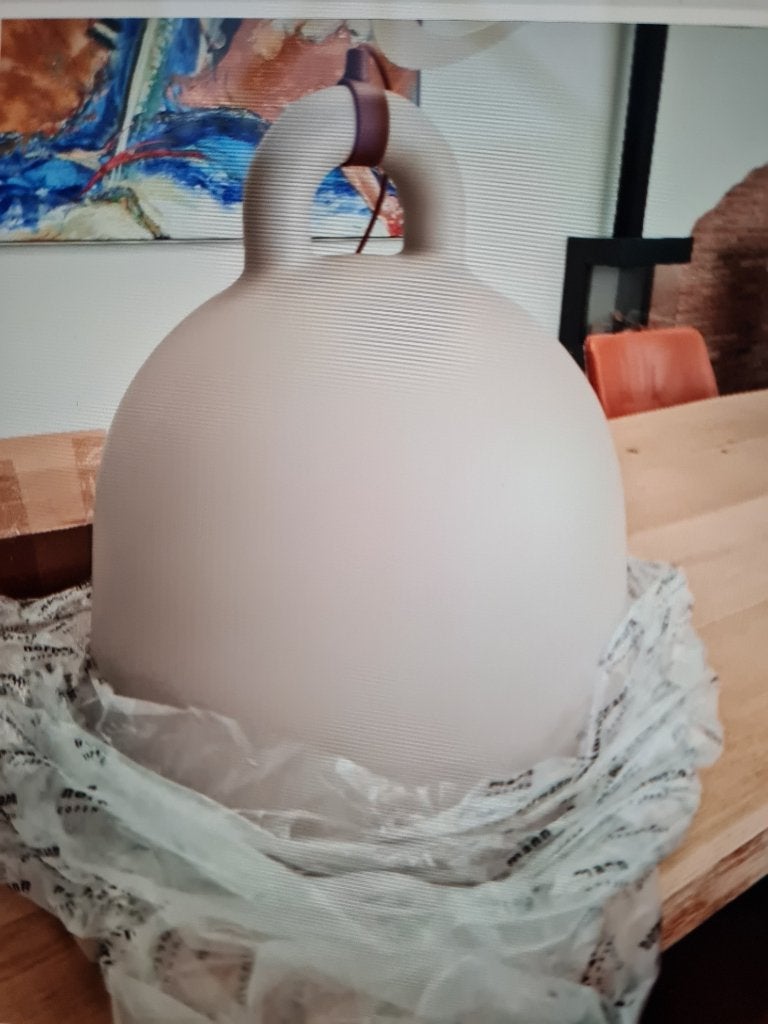 Normann Copenhagen Bell lamplarge 55 cm sand, Ophalen, Nieuw, E27 (groot), Metaal