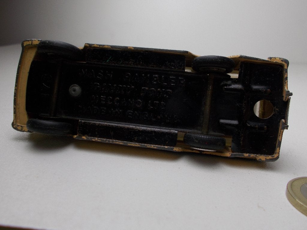 1958 Dinky Toys 173 NASH RAMBLER (Creme) -B-, Ophalen of Verzenden, Gebruikt, Auto, Dinky Toys