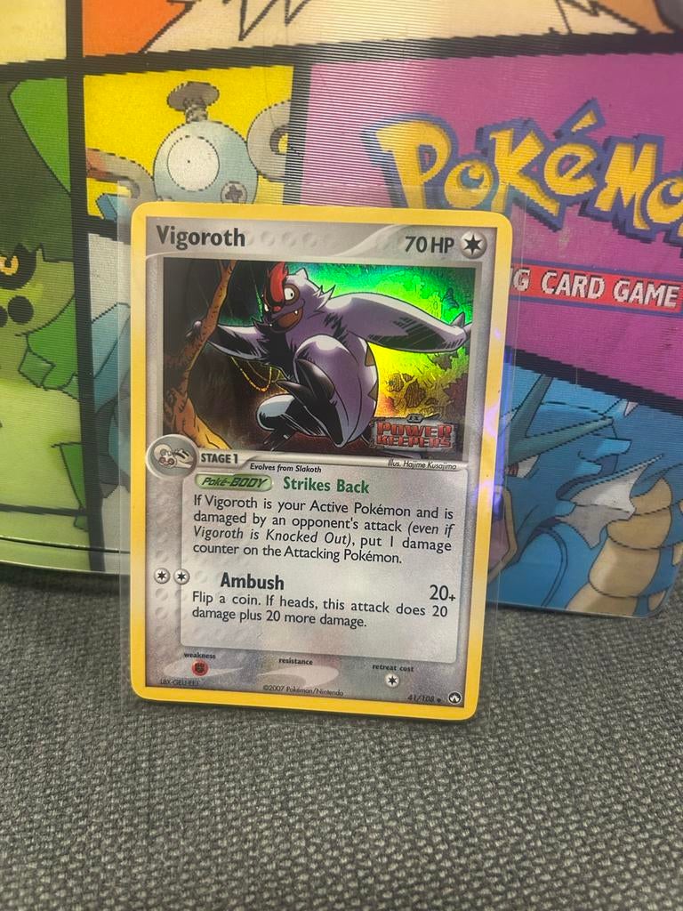 Vigoroth 41/108 HOLO - Pokémon Kaart, Ophalen of Verzenden, Gebruikt, Losse kaart, Foil