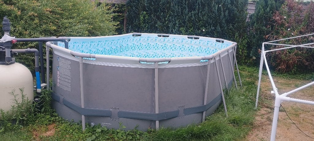 Zwembad opzet grote pomp grote filer met toebehoren, Ophalen, Gebruikt, 80 tot 120 cm, 300 cm of meer
