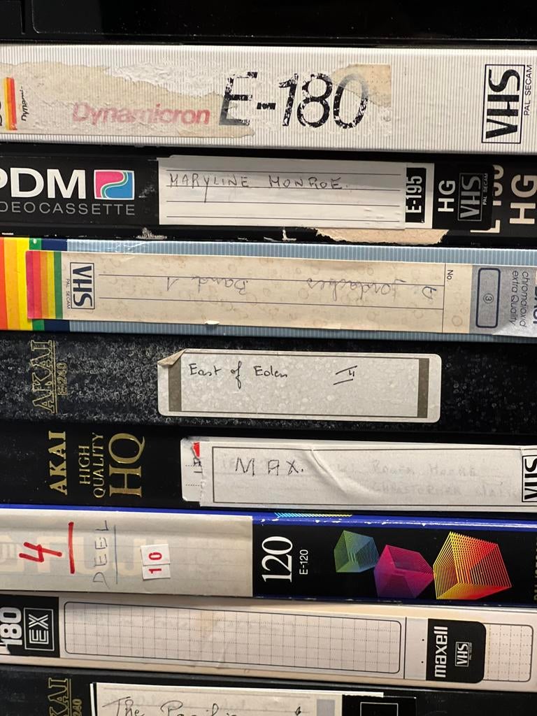 Gezocht: VHS banden met tv-opnames, Alle leeftijden, Ophalen of Verzenden, Gebruikt