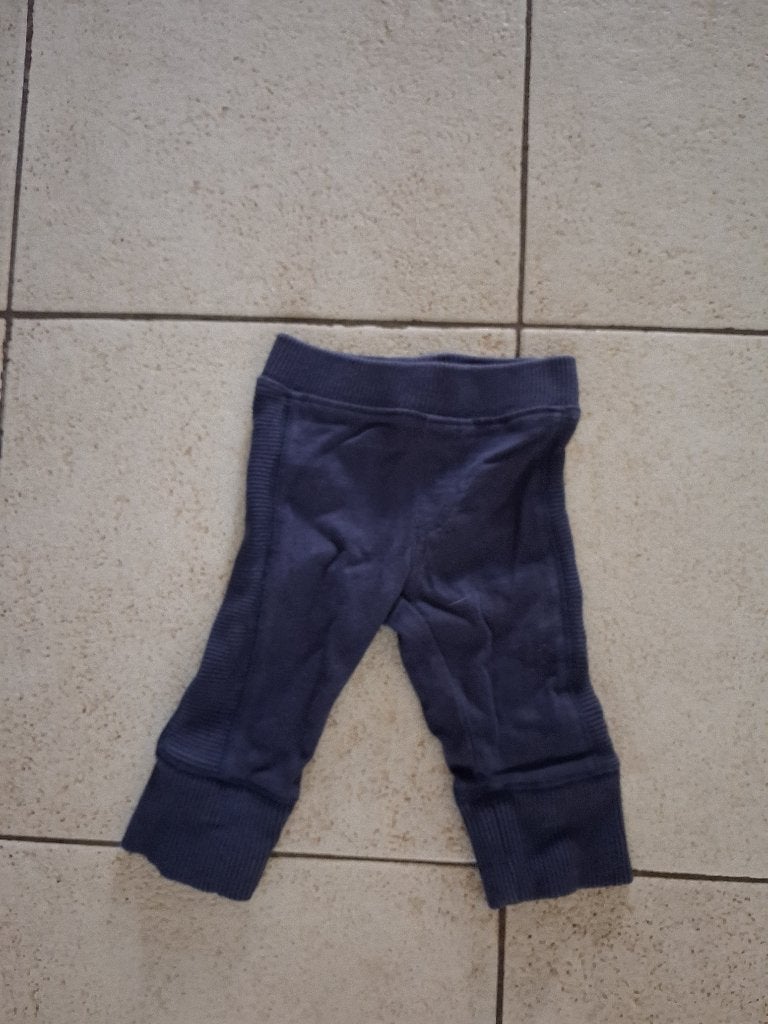 blauwe broek maat 56, Kinderen en Baby's, Babykleding | Maat 56, Ophalen, Broekje, Zo goed als nieuw, Hema