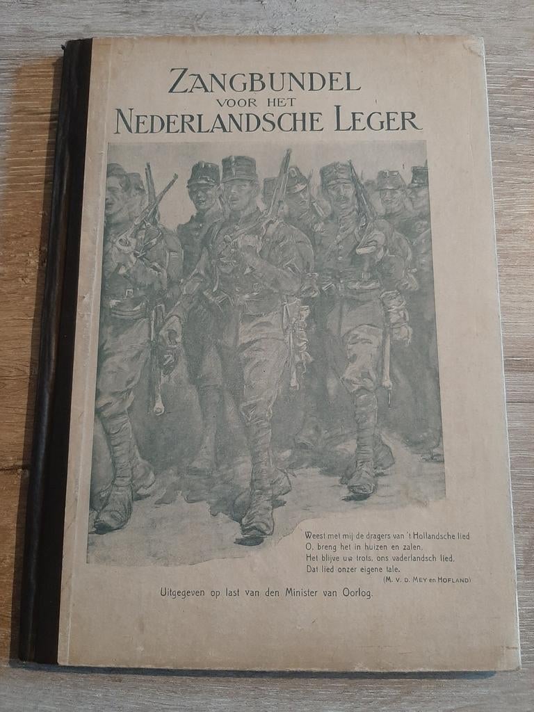 Zangbundel voor het Nederlandsche Leger - Voor 1940, Gelezen, Ophalen of Verzenden, Landmacht, Voor 1940