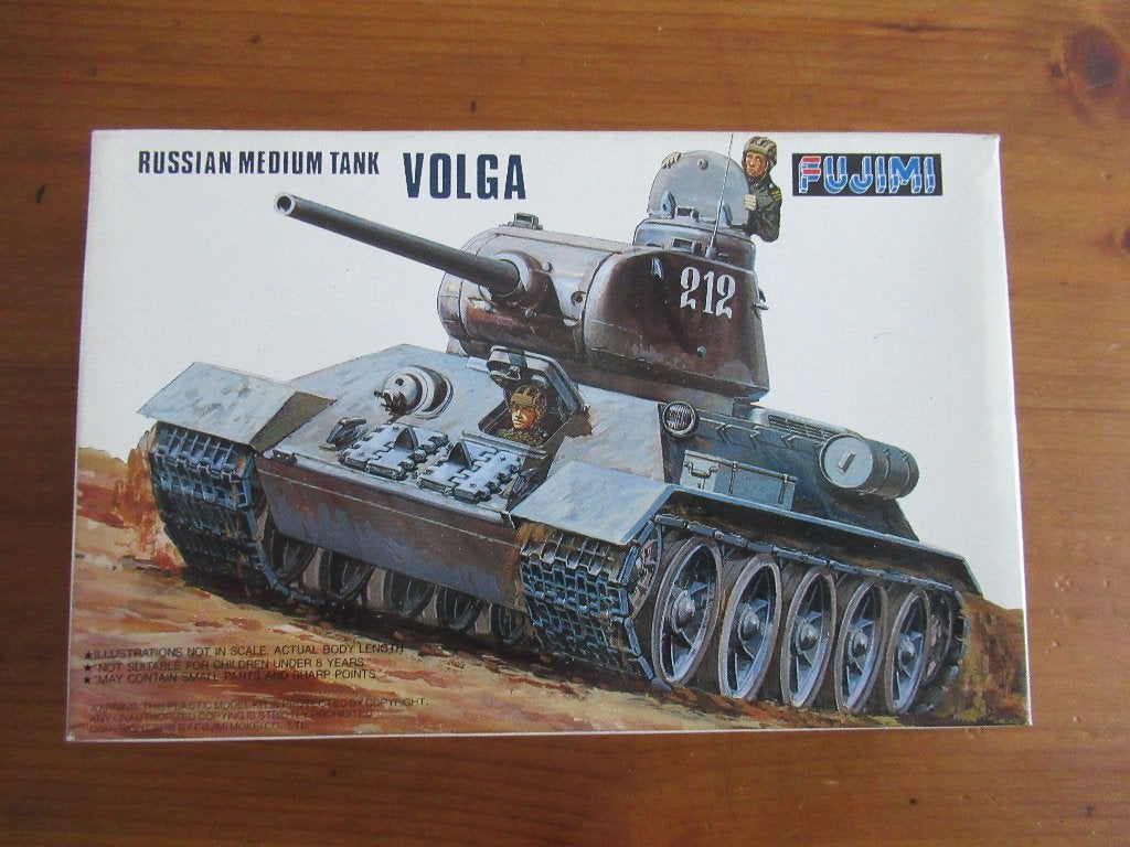 Russian Medium Tank Volga (Fujimi 1/76), Fujimi, Ophalen of Verzenden, Zo goed als nieuw, Tank