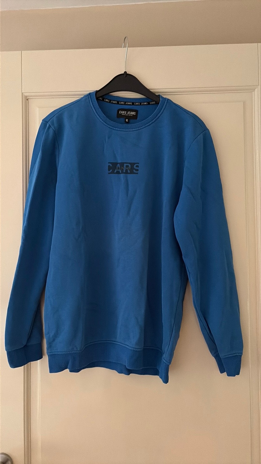 Sweater cars jeans, Ophalen of Verzenden, Zo goed als nieuw, Jongen, Trui of Vest