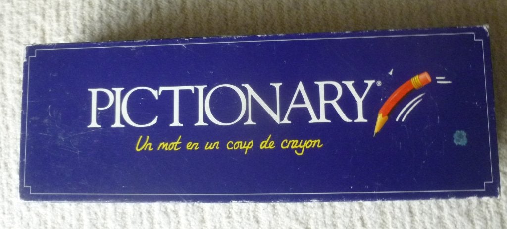 pictionary, Een of twee spelers, Ophalen of Verzenden, Gebruikt, Reisspel