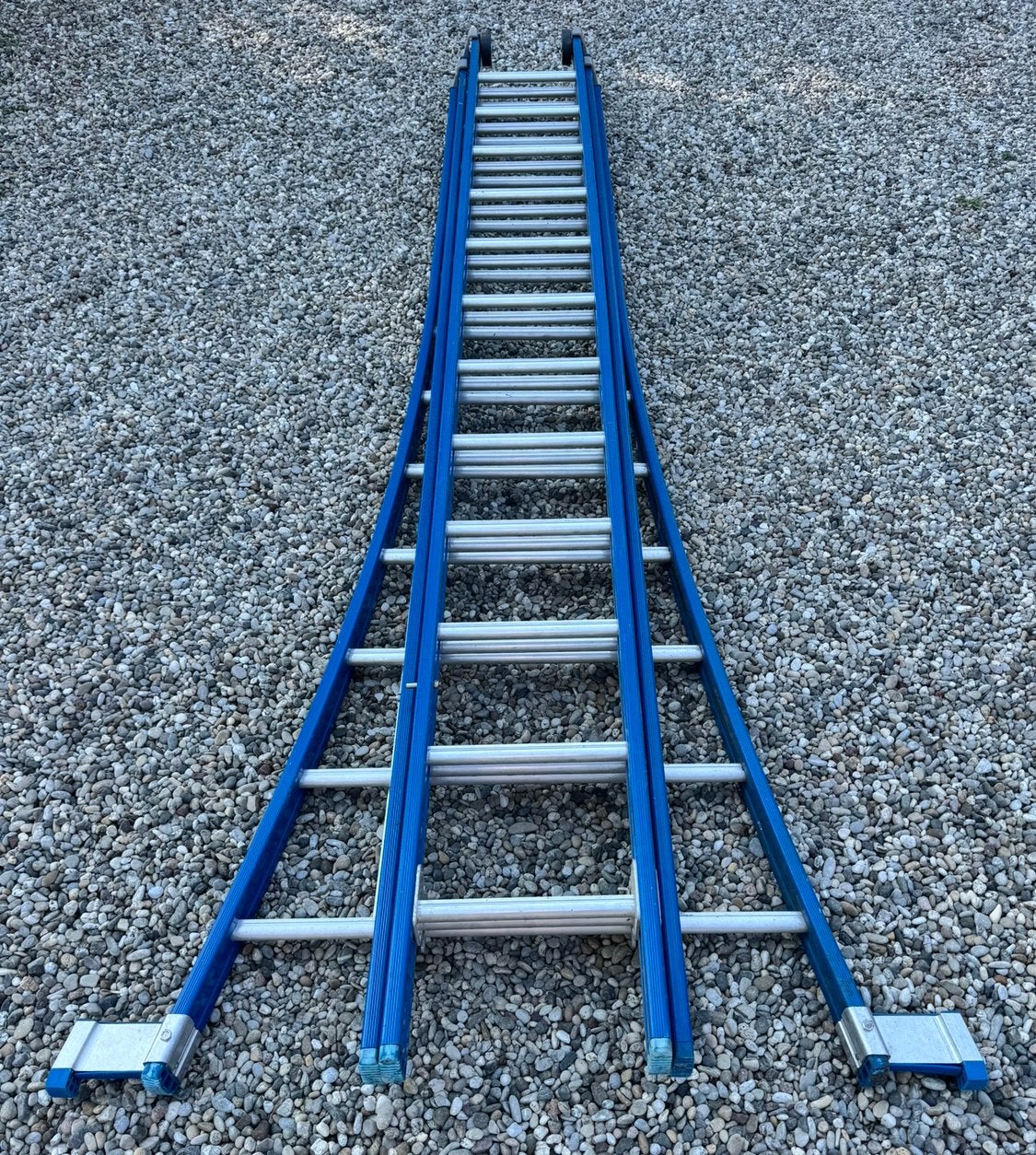 ASC 3x12 reformladder / schuifladder – professioneel, Ophalen, Zo goed als nieuw, 4 meter of meer