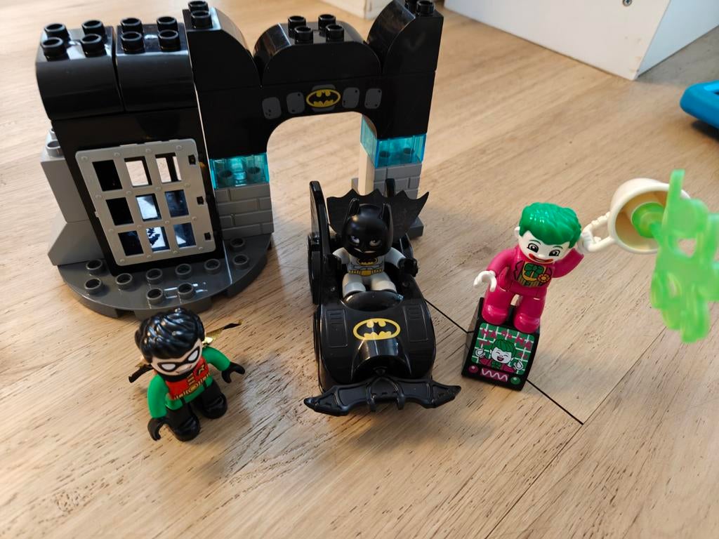 LEGO Duplo Batcave (10919) Batman, Robin, Joker, Ophalen, Gebruikt, Accessoire, Duplo