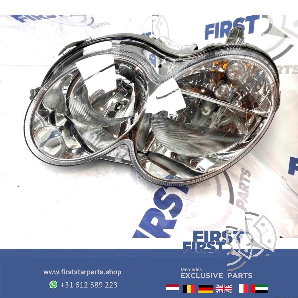 A2098202561 CLK KOPLAMP Mercedes LINKS origineel Mercedes 20, Gebruikt, -, Ophalen of Verzenden, -